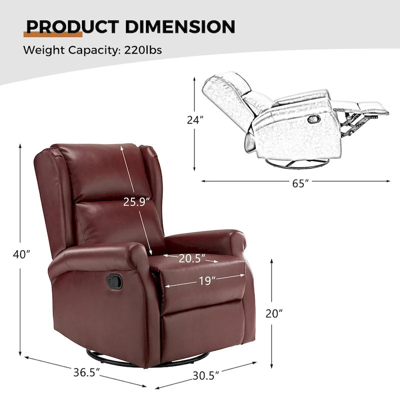 Fauteuil pivotant moderne en similicuir pour chambres d'enfants