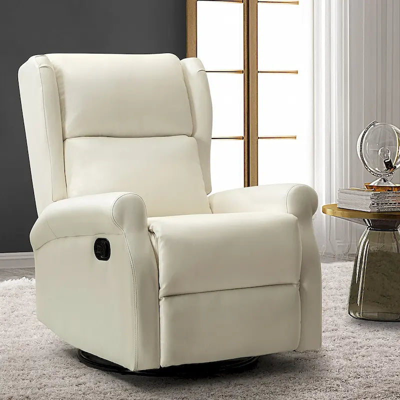 Fauteuil pivotant moderne en similicuir pour chambres d'enfants