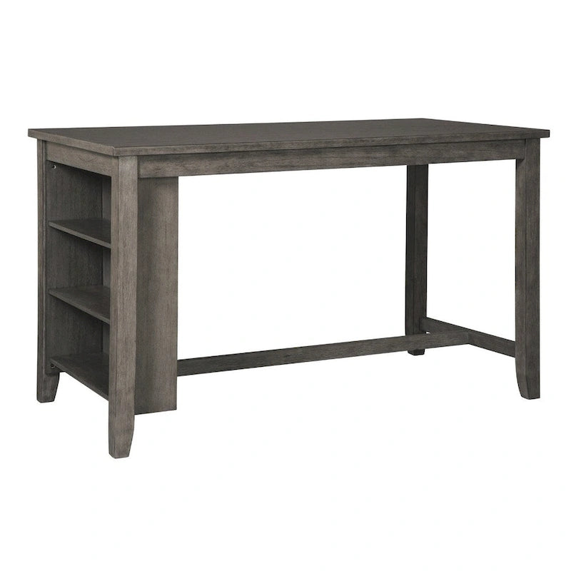 Table à manger rectangulaire style bar avec fonction de rangement