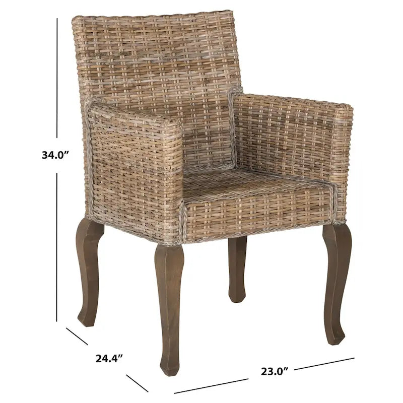 Chaise de salle à manger en bois naturel