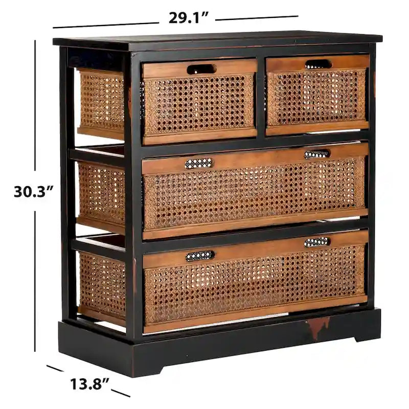 Meuble de rangement à quatre tiroirs