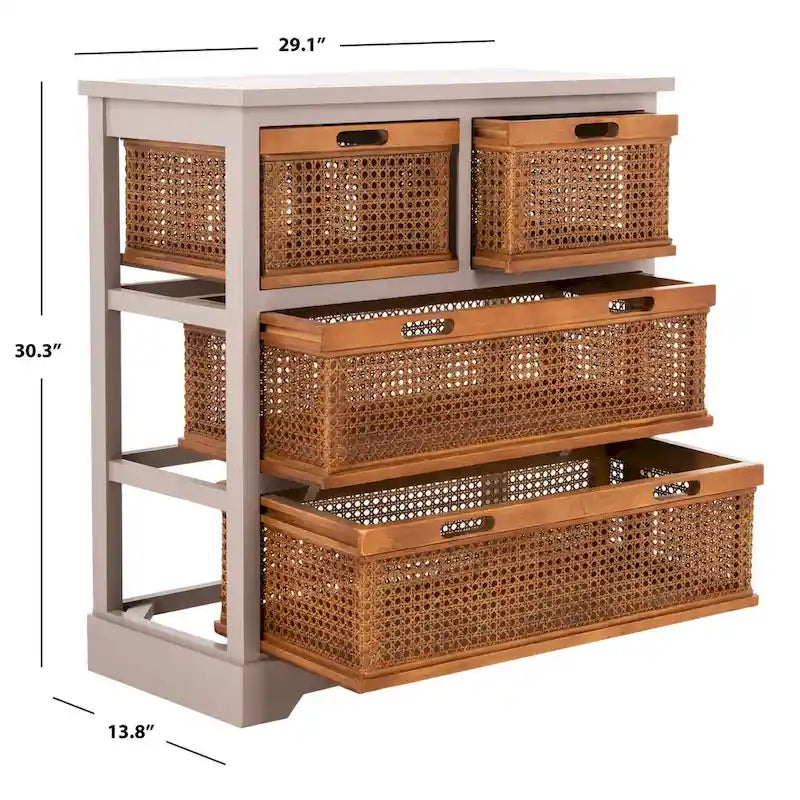 Meuble de rangement à quatre tiroirs