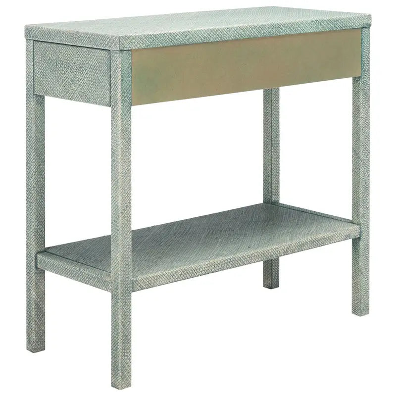 Console de table à double tiroir monocouche