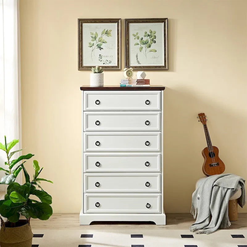 Commode moderne à six tiroirs