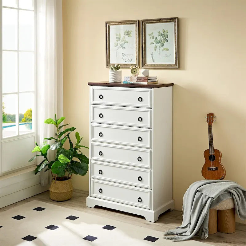 Commode moderne à six tiroirs