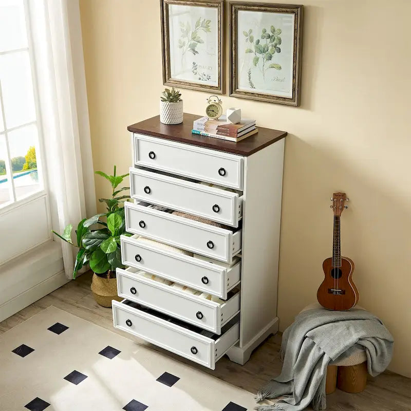 Commode moderne à six tiroirs