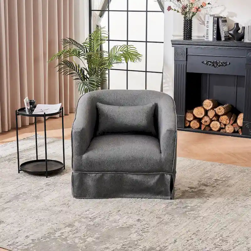 Fauteuil pivotant de salon