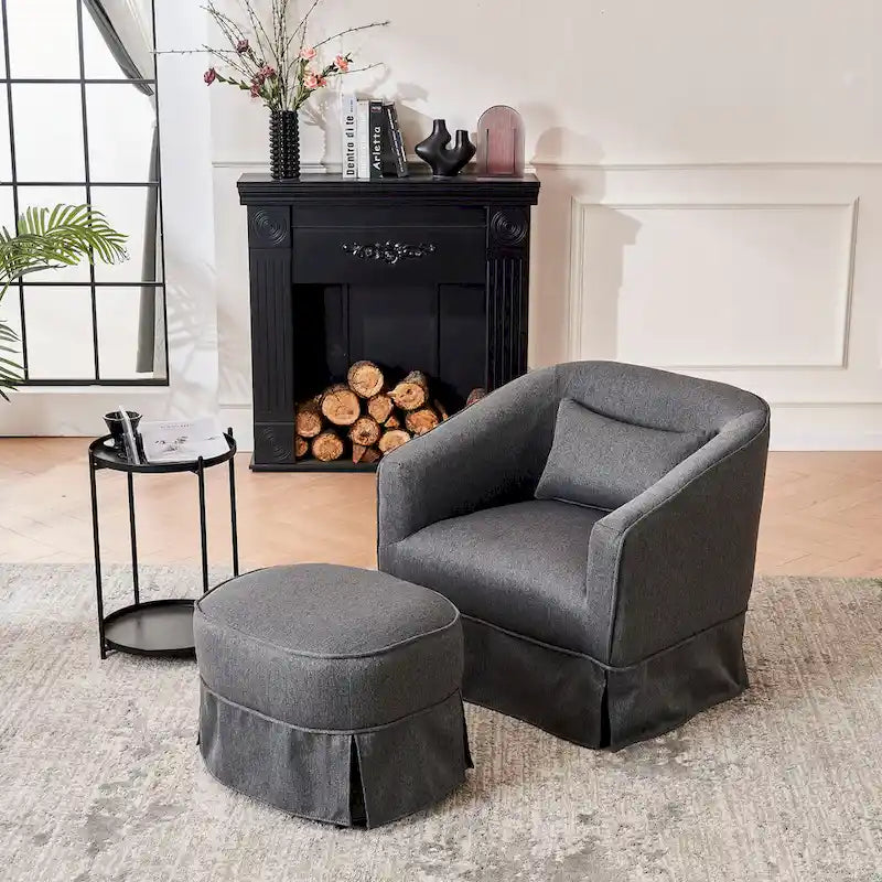 Fauteuil pivotant de salon