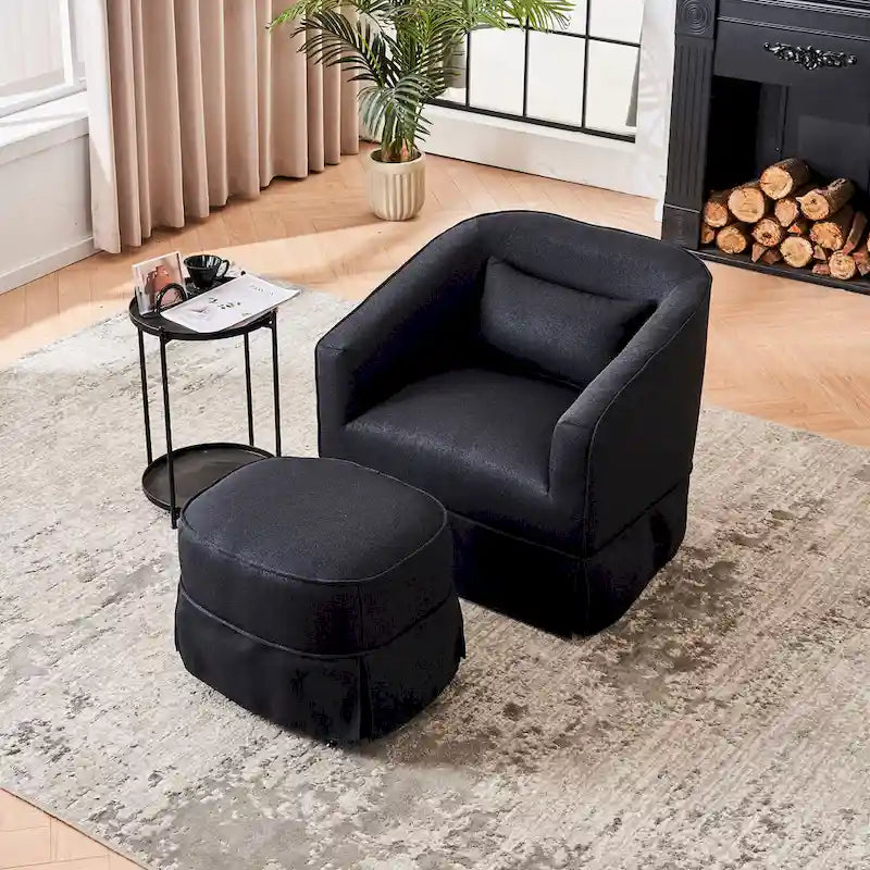 Fauteuil pivotant de salon