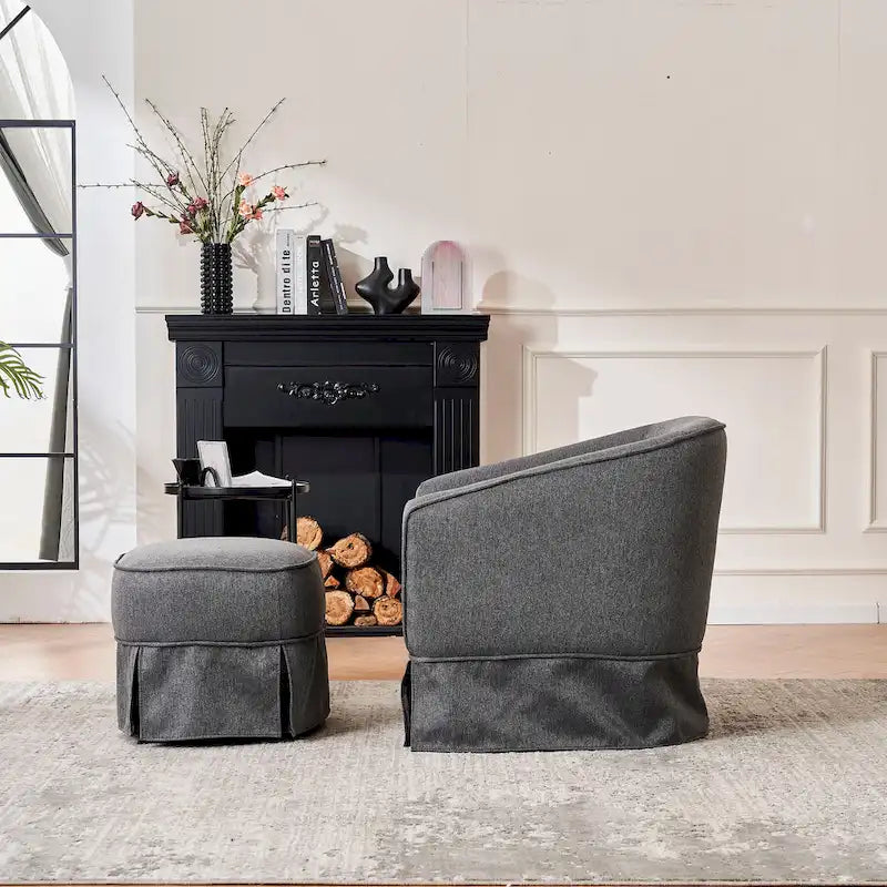 Fauteuil pivotant de salon