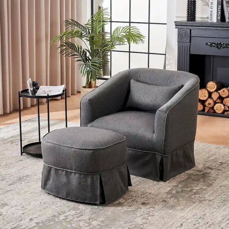 Fauteuil pivotant de salon