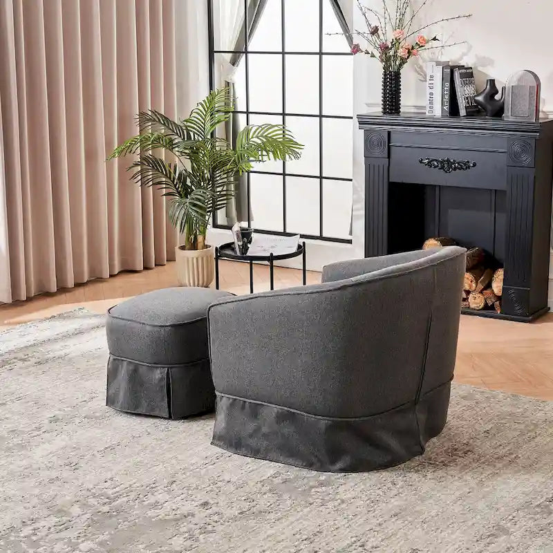 Fauteuil pivotant de salon
