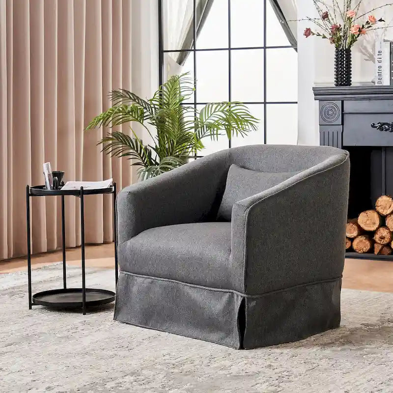 Fauteuil pivotant de salon