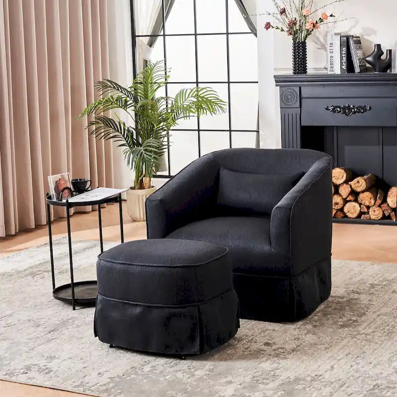 Fauteuil pivotant de salon