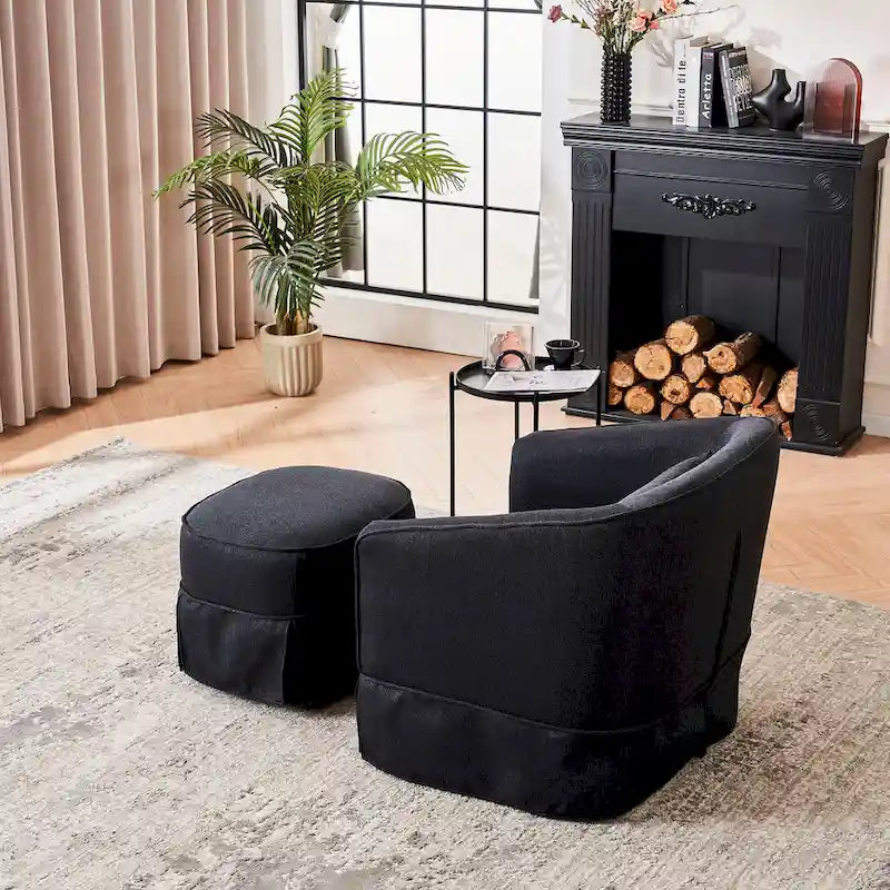 Fauteuil pivotant de salon