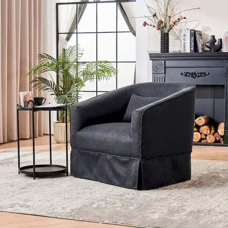 Fauteuil pivotant de salon