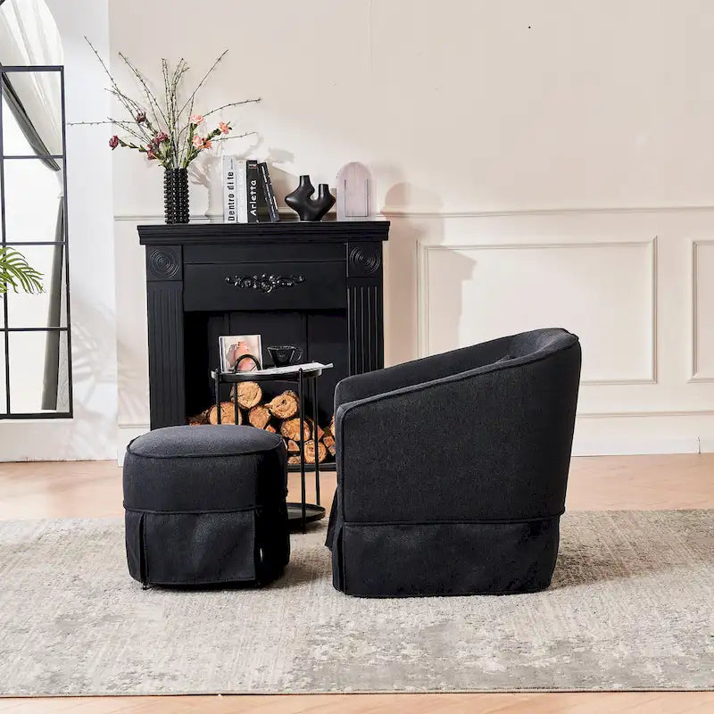 Fauteuil pivotant de salon