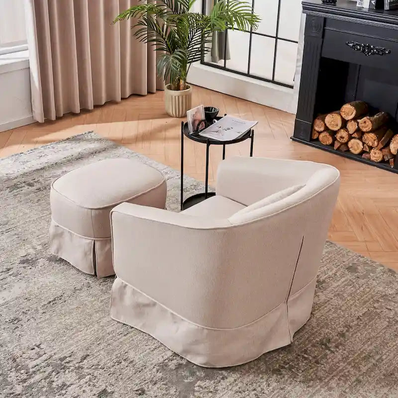Fauteuil pivotant de salon