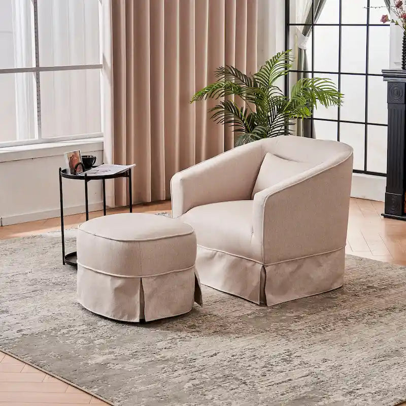 Fauteuil pivotant de salon