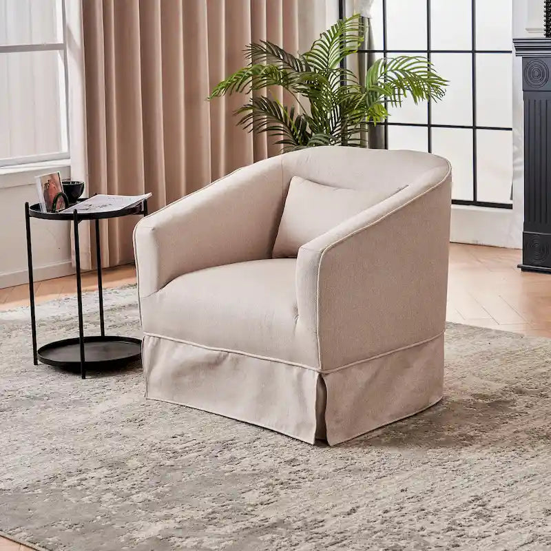 Fauteuil pivotant de salon