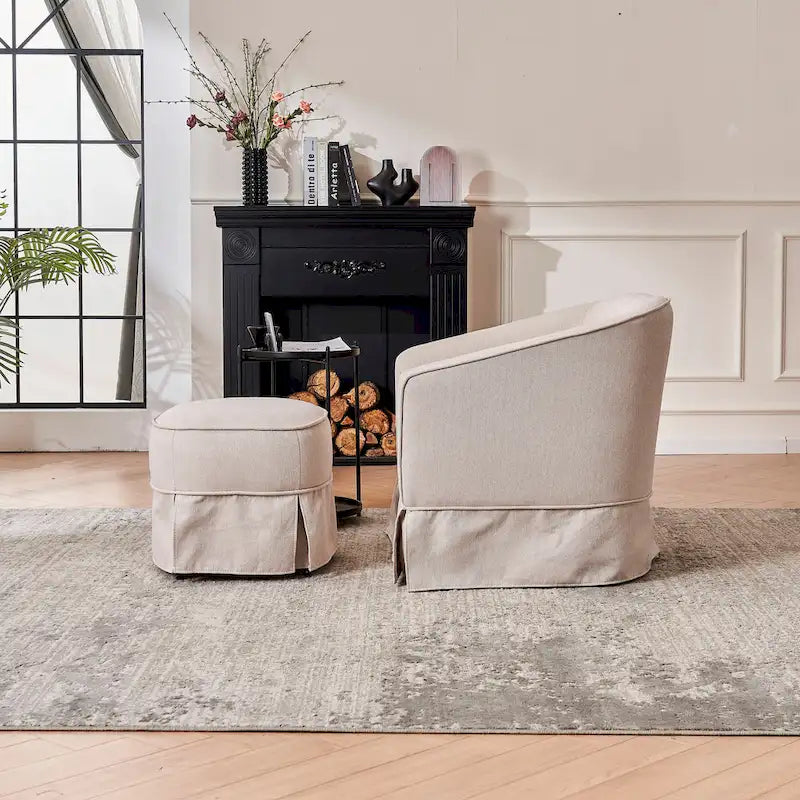 Fauteuil pivotant de salon