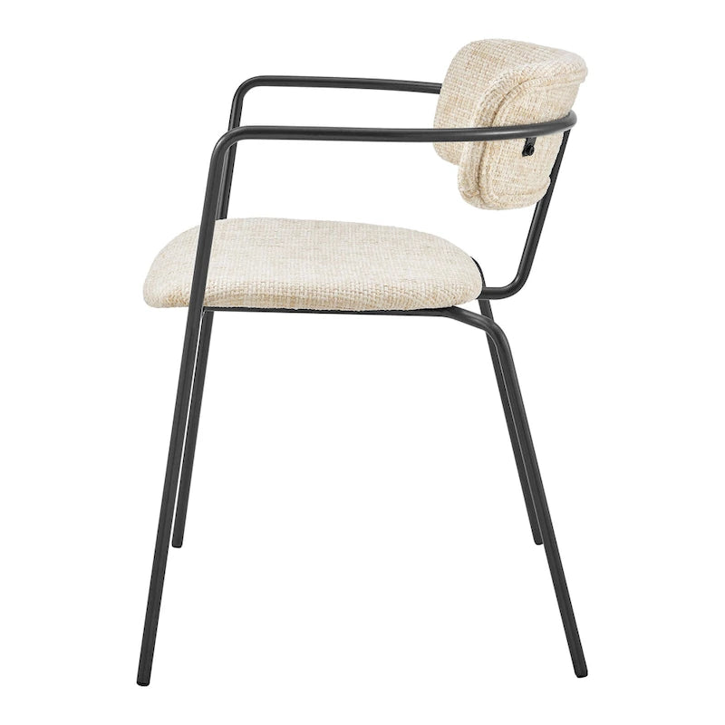 Chaises de salle à manger en tissu