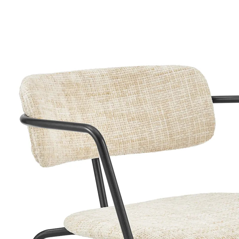Chaises de salle à manger en tissu