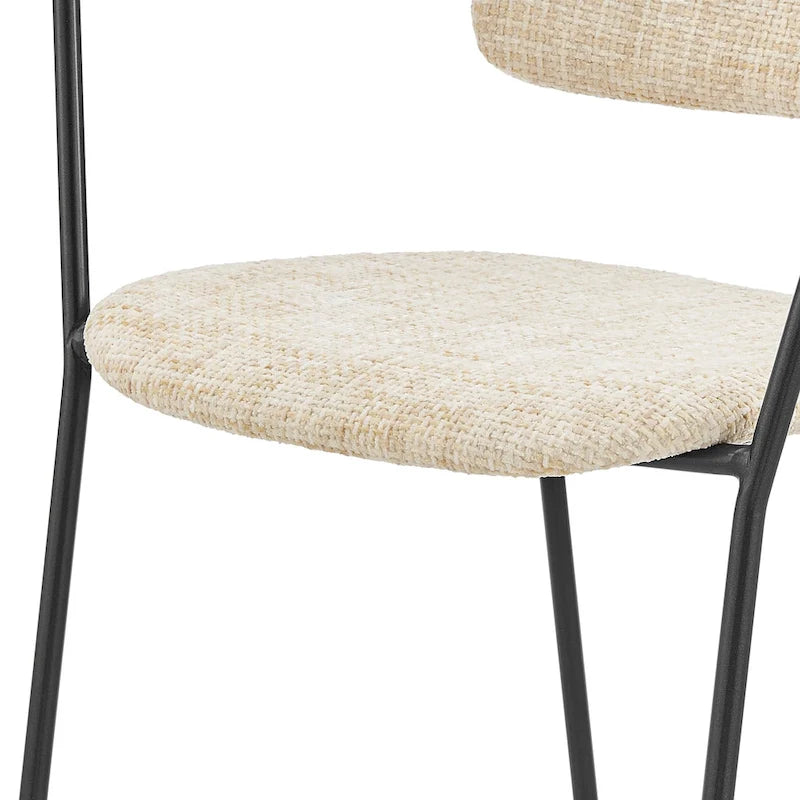 Chaises de salle à manger en tissu