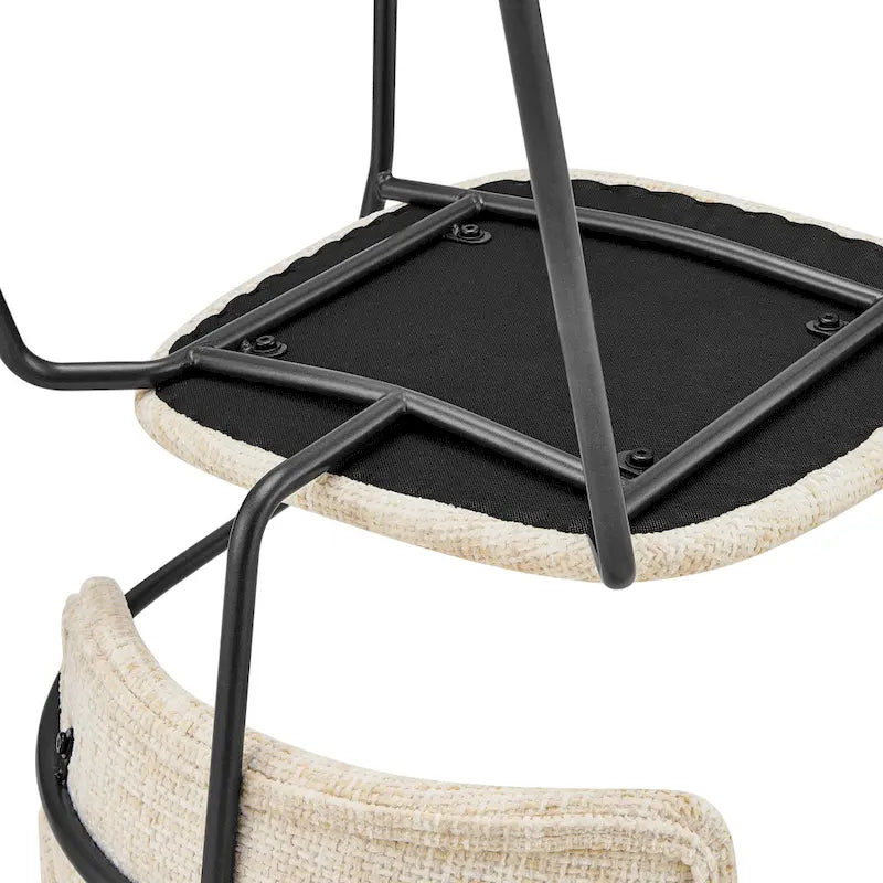Chaises de salle à manger en tissu