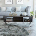 Table basse rectangulaire double plateau
