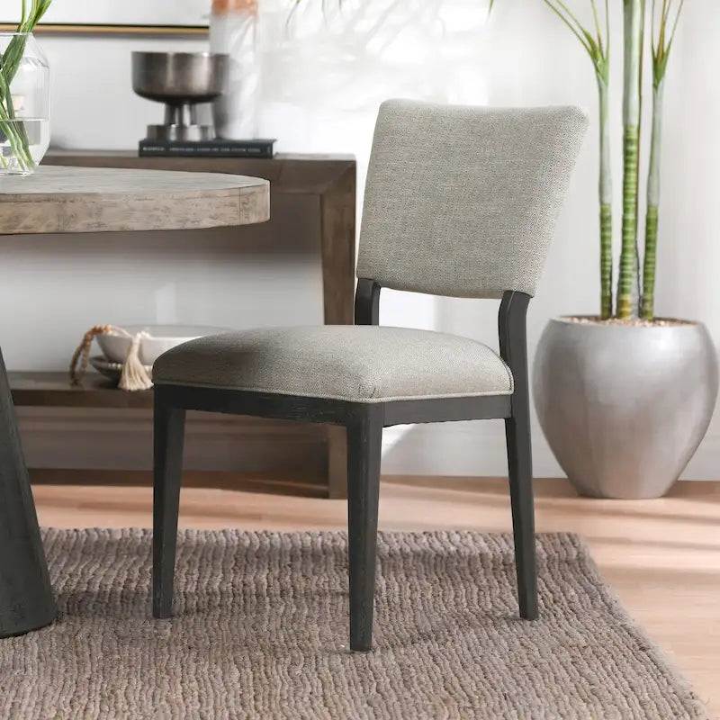 Chaise de salle à manger en tissu