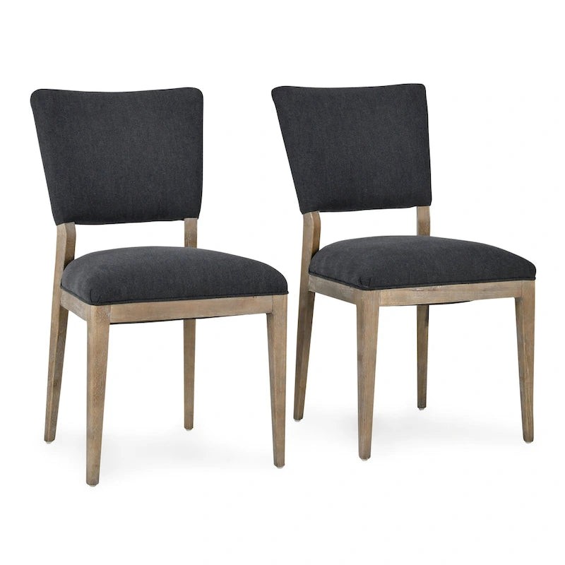 Chaise de salle à manger en tissu