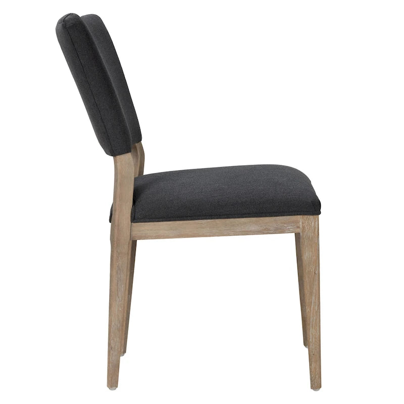 Chaise de salle à manger en tissu