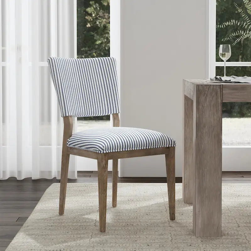 Chaise de salle à manger en tissu