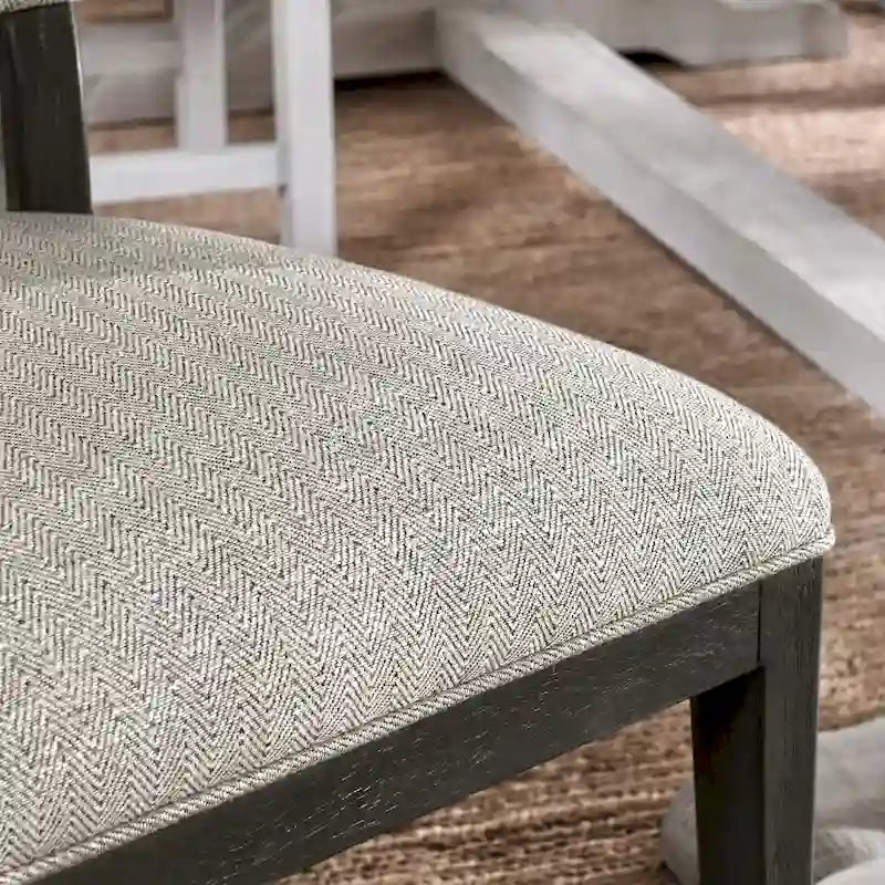Chaise de salle à manger en tissu