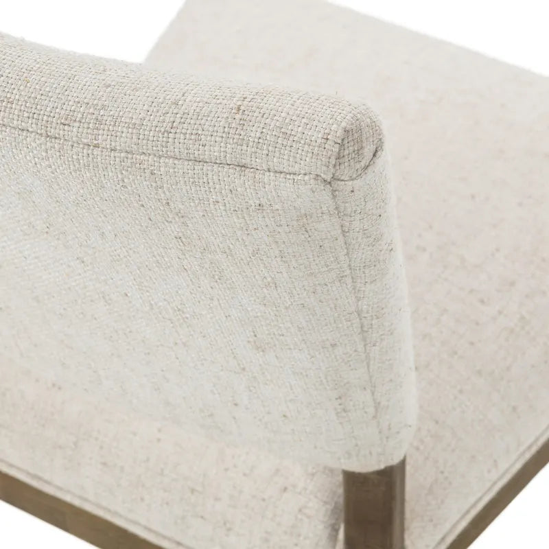 Chaise de salle à manger en tissu