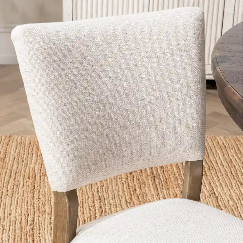 Chaise de salle à manger en tissu