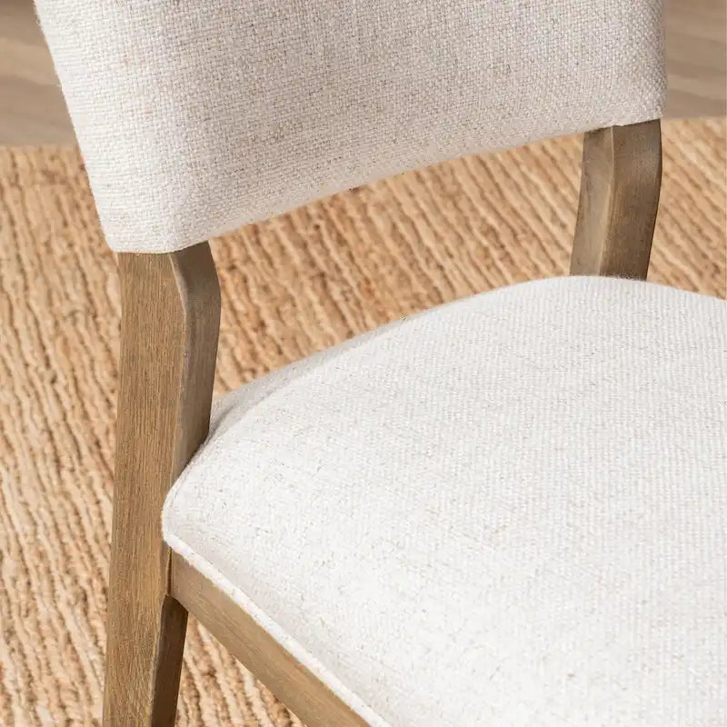 Chaise de salle à manger en tissu