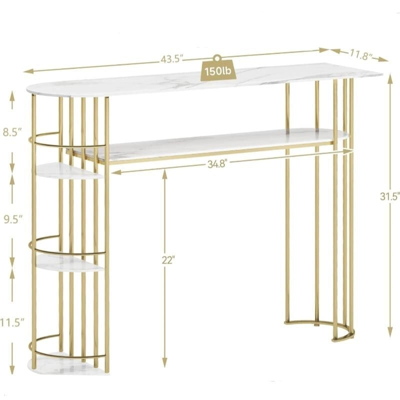 Console étroite pour entrée