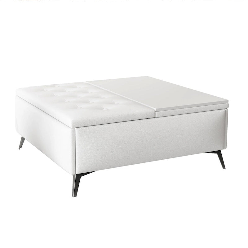 Table basse carrée avec rangement