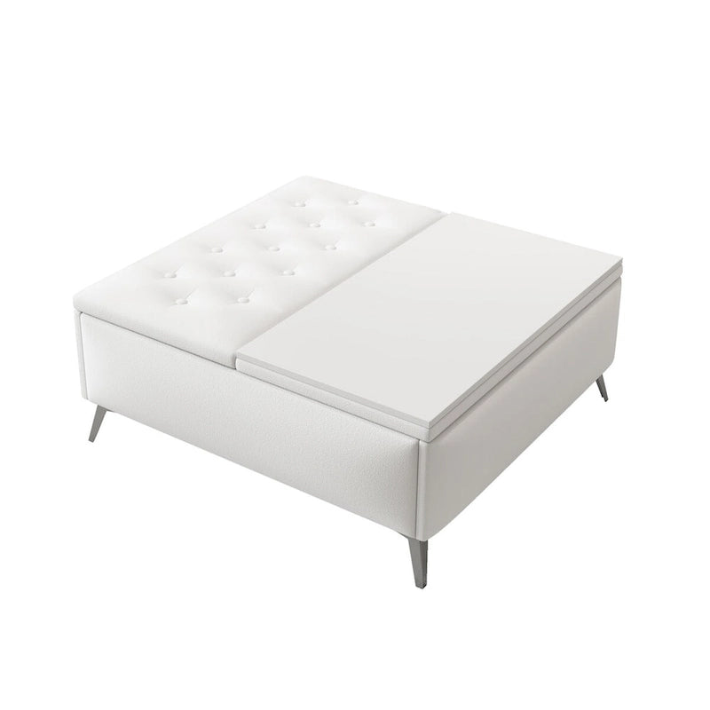 Table basse carrée avec rangement