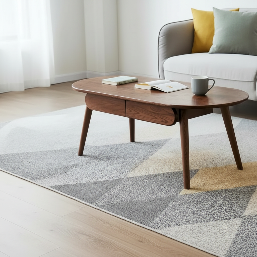 Table basse plateau bois massif